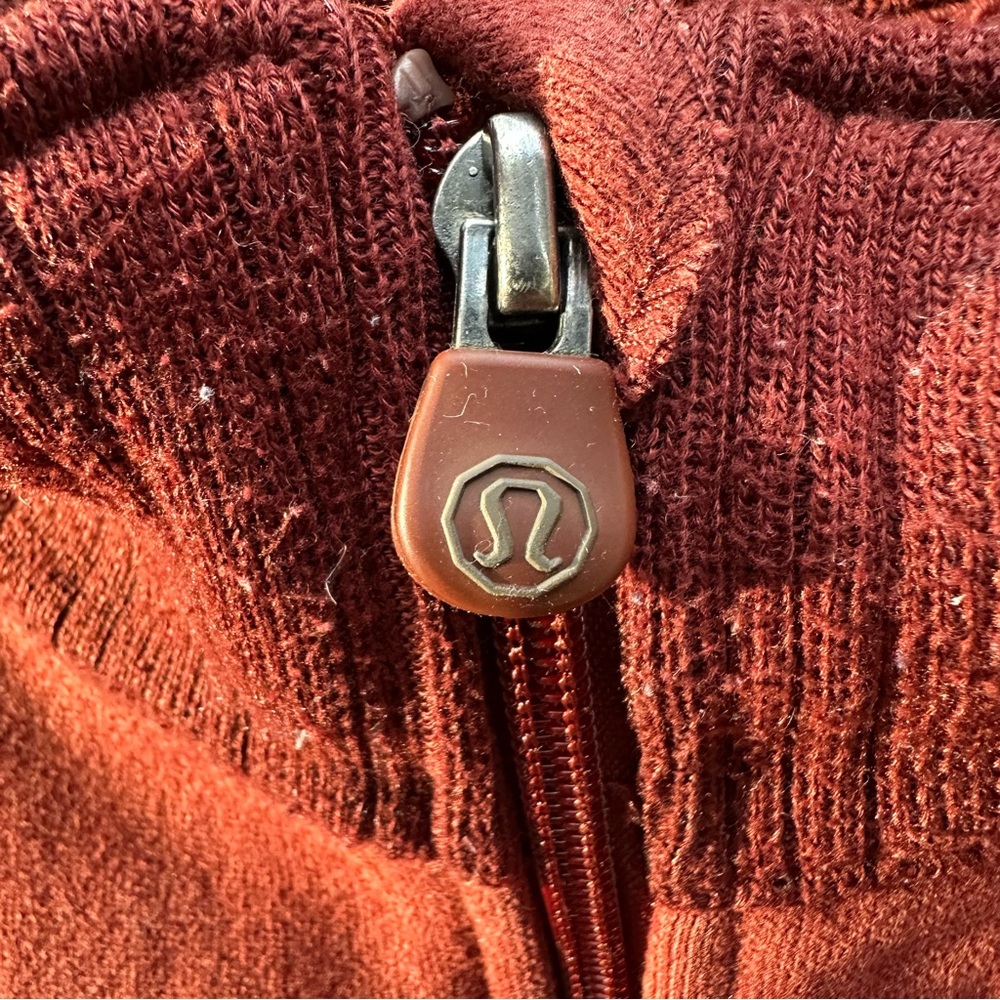 Lululemon Maroon Full-Zip Jacket - image 4